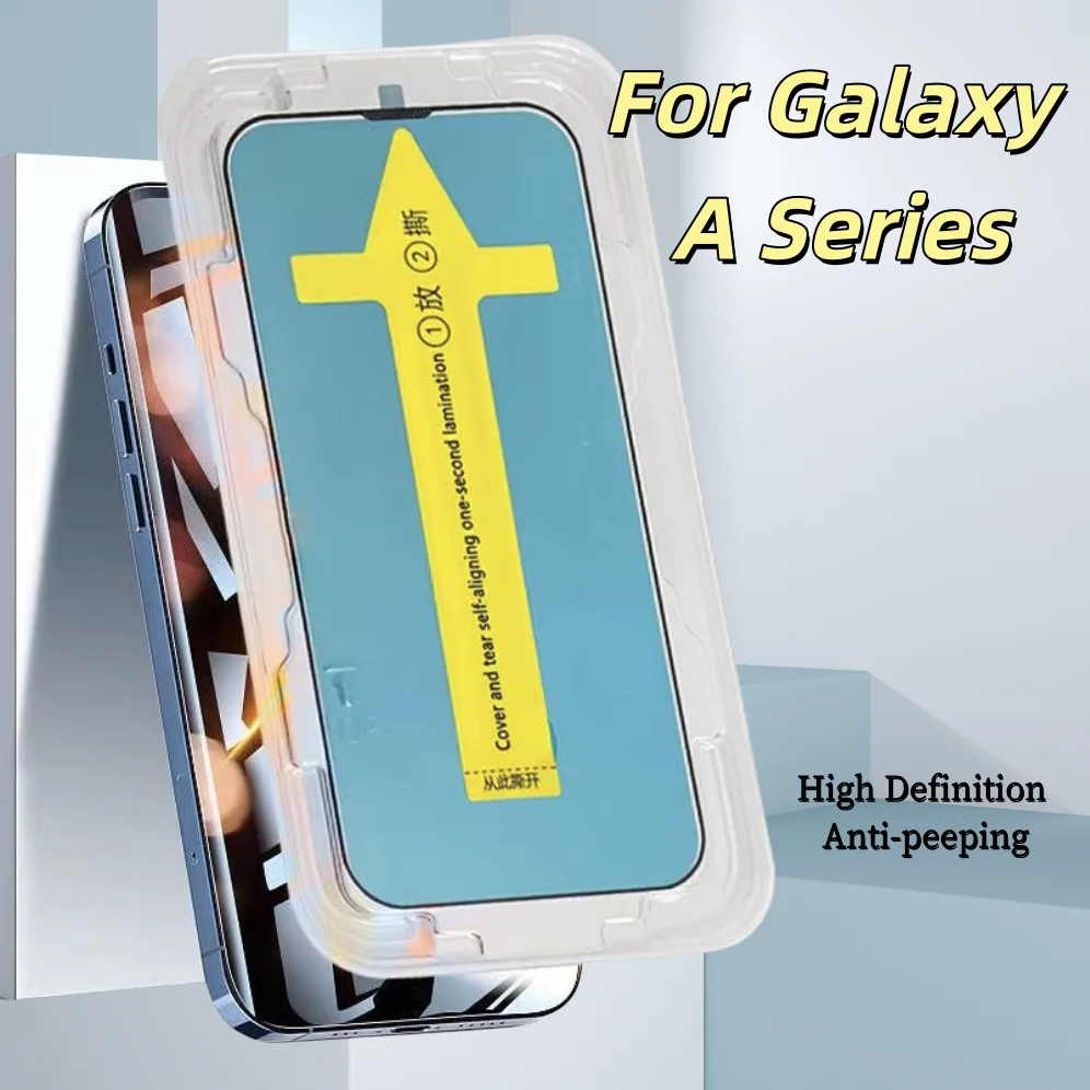 3 uds para Samsung Galaxy A33 A34 A35 A71 A72 A73 A51 A52 A53 A55 A32 4G 5G Protector de pantalla de vidrio templado para teléfono con Kit