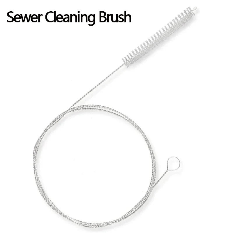 Cepillo de drenaje de nailon Flexible para limpieza de techo solar, filtro de Acuario, manguera de sifón, 59 pulgadas