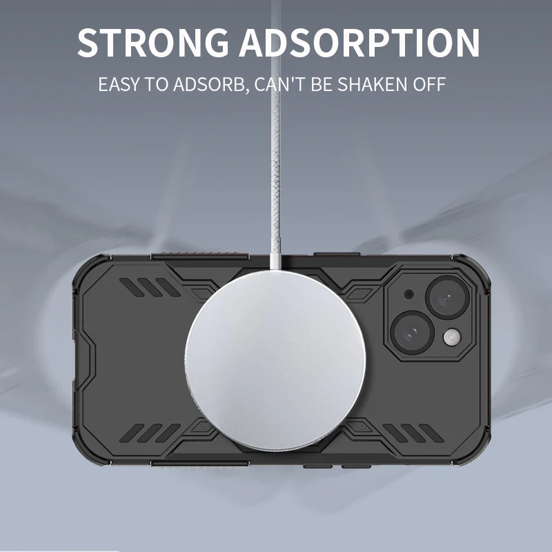 Funda para Infinix Hot 50 Pro 4G, Funda trasera para teléfono, anillo magnético, carga inalámbrica, a prueba de golpes, anticaída, Funda Couqe Armor - imagen 5