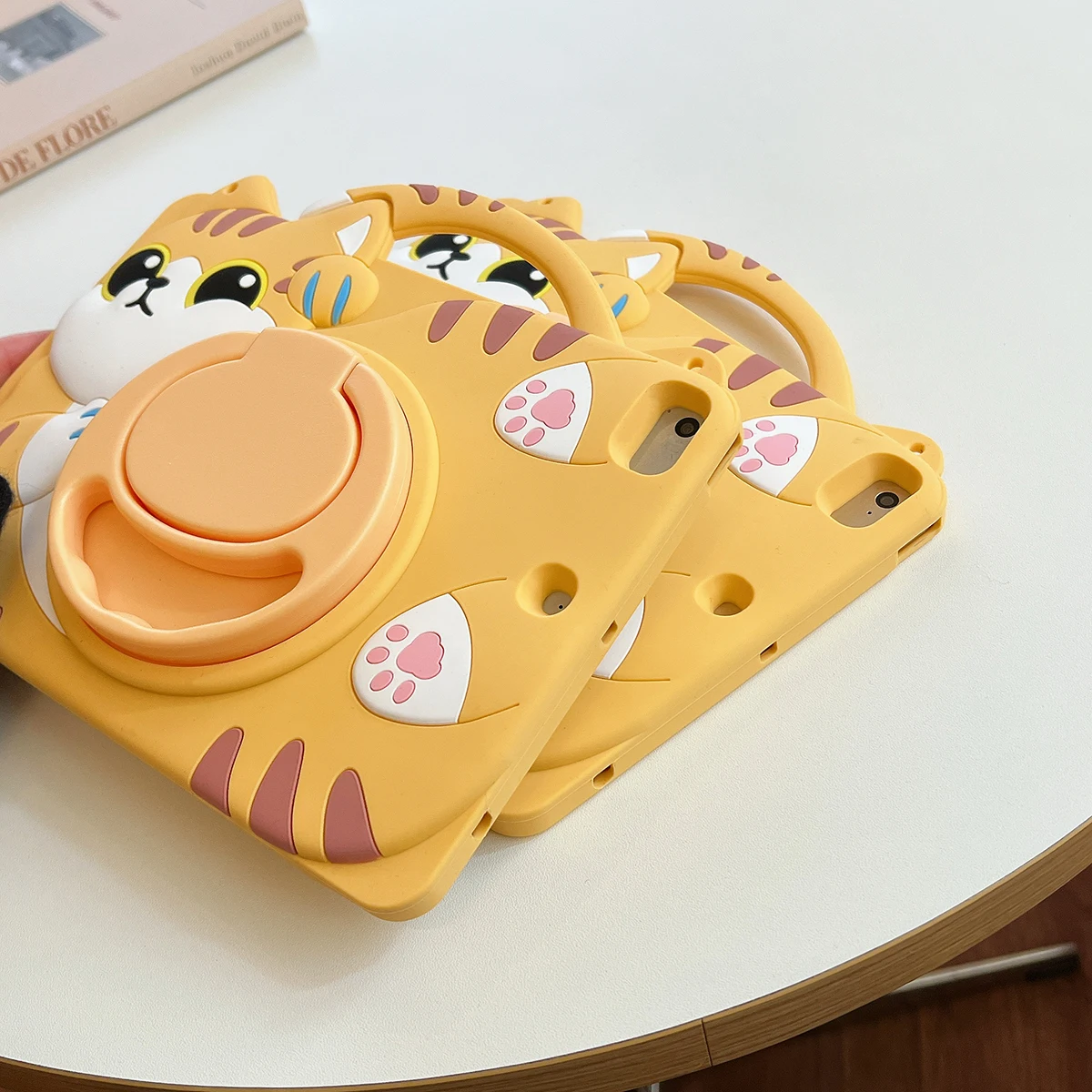 Para IPad 9 8 7. a generación funda infantil para IPad Air 2 3 4 5 10,9 2022 Mini 6 Pro 11 funda protectora de silicona para tableta con bonitos dibujos - imagen 5