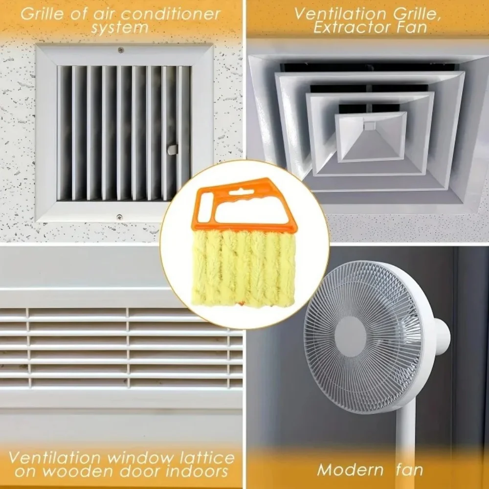 Cepillo de limpieza de ventanas para persianas, cepillo de eliminación de polvo para persianas lavable desmontable, plumero para persianas, cepillo para polvo doméstico para persianas - imagen 5