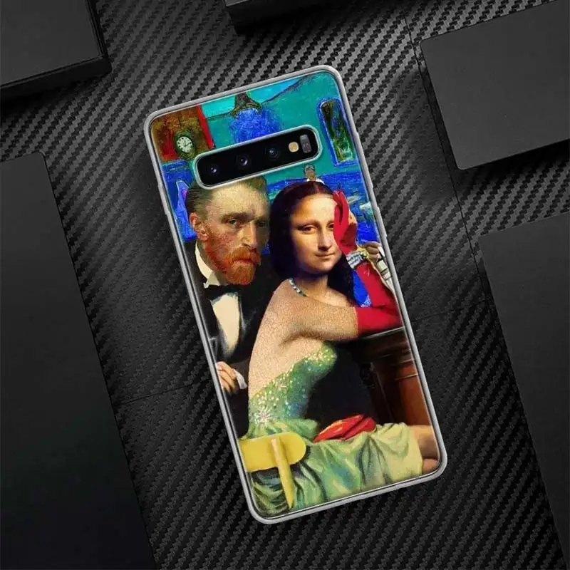 Funda de silicona de Van Gogh, Mona Lisa, arte divertido, para Samsung Galaxy M21, M30S, M31, M51, M32, M52, M12, Note 8, 9, 10 Lite, 20, Ultra J4, PLO - imagen 5