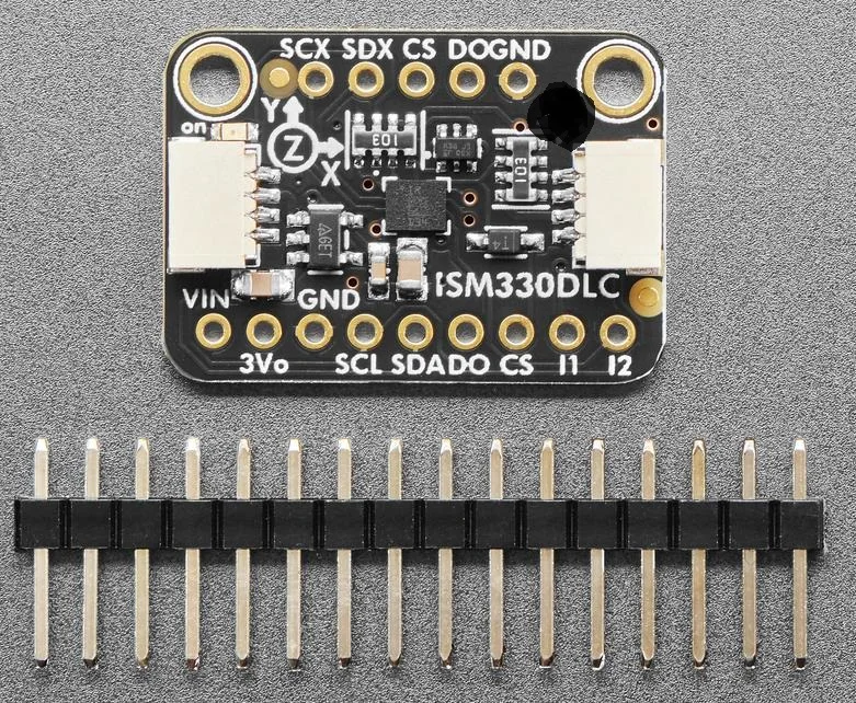 4502 ISM330DHCX - 6 DoF IMU - Acelerómetro y giroscopio - STEMMA QT / Qwiic