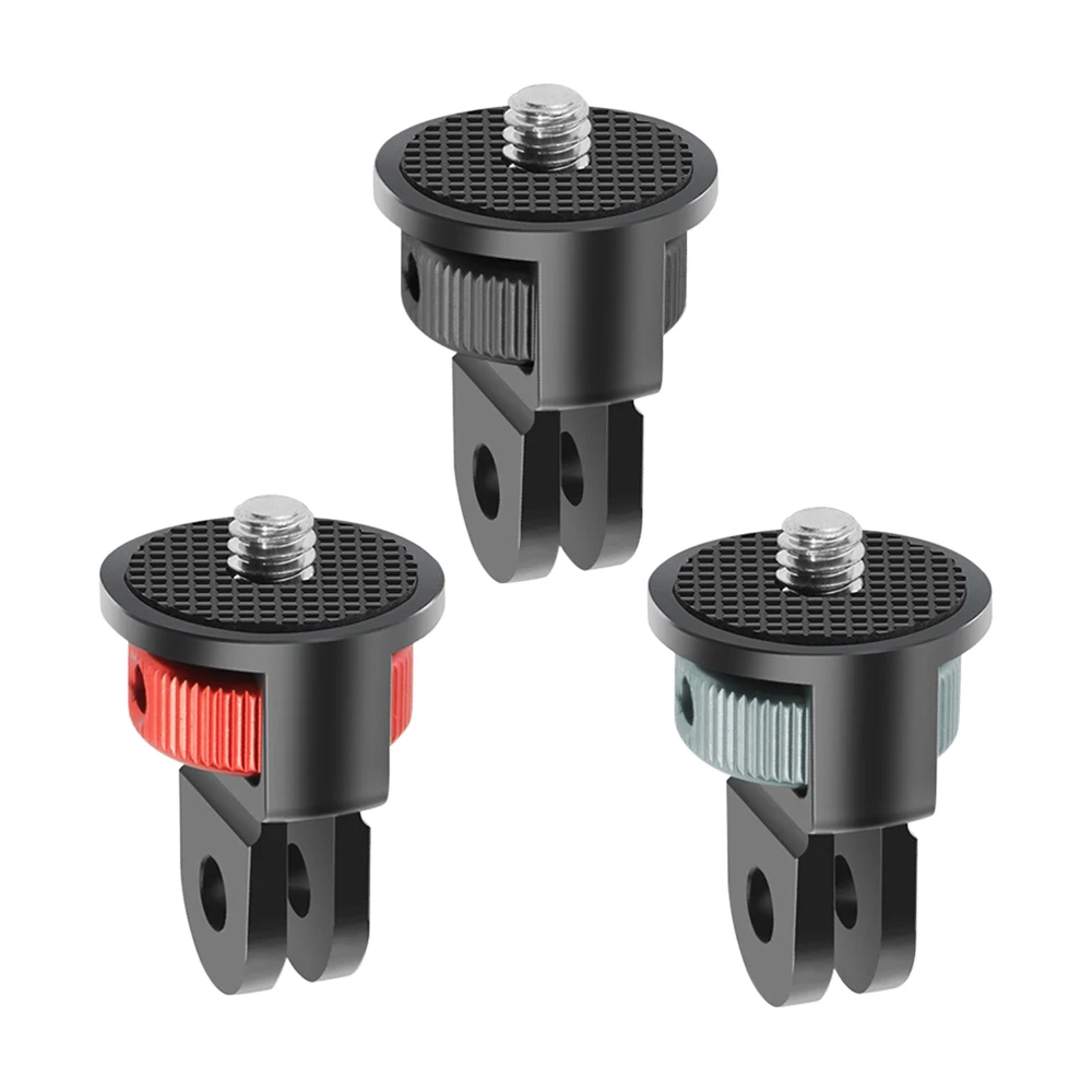 Adaptador de conversión CNC de montaje de adaptador de mini trípode de cámara de aluminio para 10 9 Insta360 y otros accesorios estándar 1/4 - imagen 2