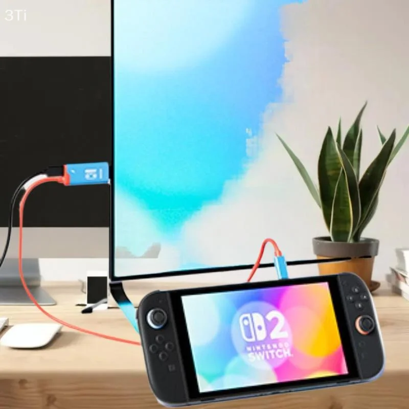 Adaptador de pantalla directa para TV, cable de proyección HD para Switch 2, convertidor de base portátil NS2 - imagen 2