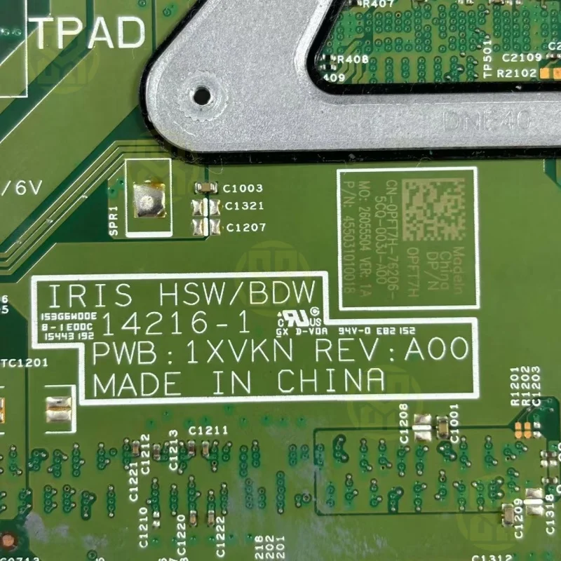 PFT7H 0PFT7H para la placa base del ordenador portátil Dell Inspiron 14 (3458) i3-5005U gráficos integrados - imagen 3