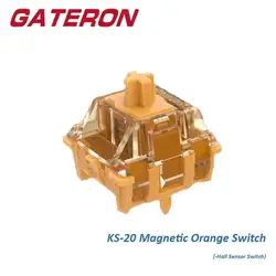 Interruptor Magnético Gateron Orange KS-20 Hall Effect Lineal RGB Teclado Gaming