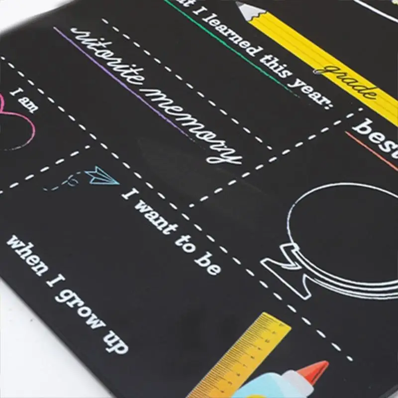 Junta escritura estudiantes pizarra madera madera Wooden ecológica amigable para los organizadores K1KF - imagen 4