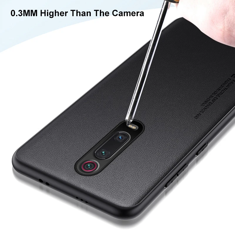 Funda de cuero PU de lujo para Xiaomi Mi 9T Pro Mi9T, funda mate de silicona a prueba de golpes, funda de teléfono con protección para Redmi K20 Pro - imagen 5