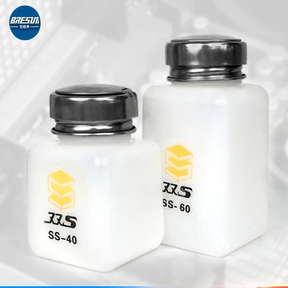 Botella de Alcohol y agua para tabla de lavar, previene la presión, limpieza de soldadura volátil, flujo líquido, distribuidor de aceite y Alcohol, botella de mano de plástico - imagen 5