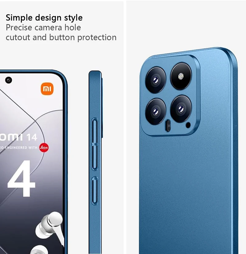 Funda mate de lujo para XIAOMI 14, carcasa trasera de PC, Ultra dura, Color caramelo, a prueba de golpes, para XIAOMI 14 PRO - imagen 4