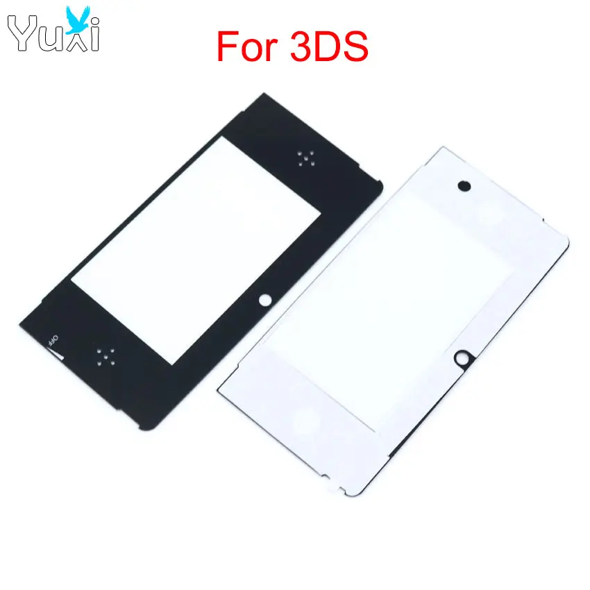 Reemplazo de la cubierta de la lente del marco de la pantalla superior de plástico YuXi para accesorios protectores de pantalla LCD superior 3DS