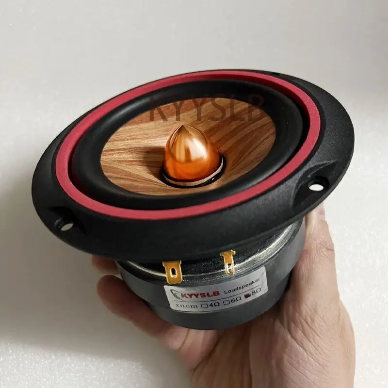 KYYSLB 80W 8ohm Unidad de accionamiento de altavoz de rango completo de 5 pulgadas Marco de aluminio para altavoces de audio domésticos para altavoz de audio de coche - imagen 2