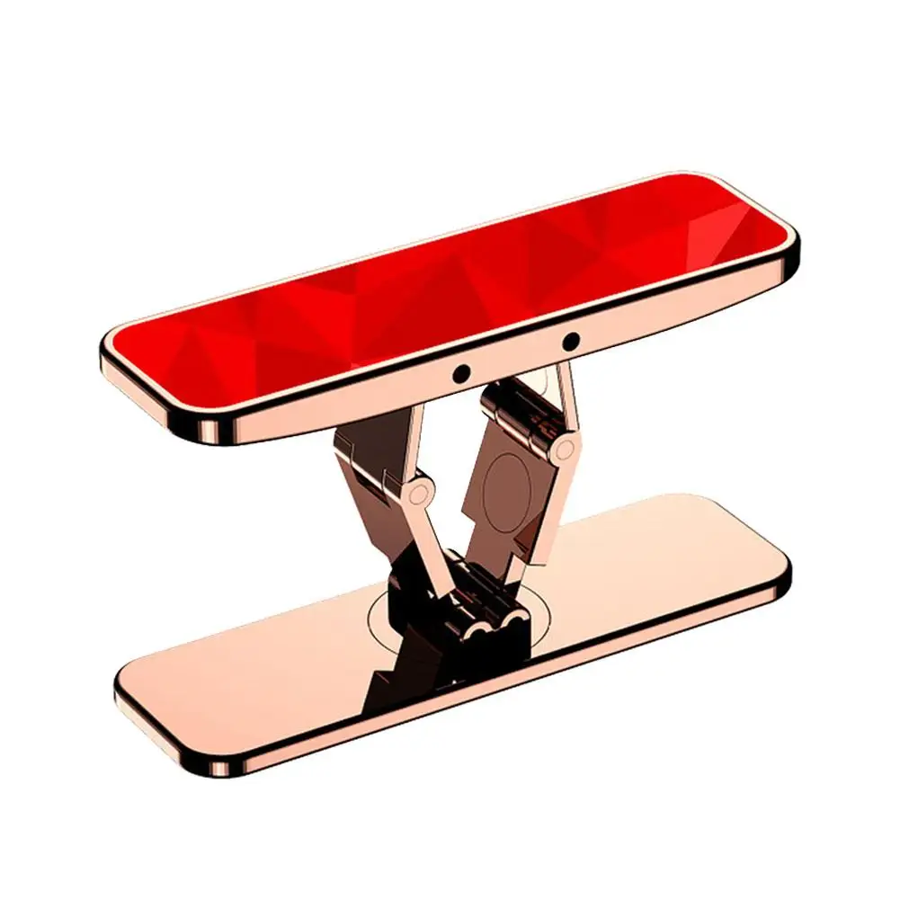 Soporte plegable de Metal para teléfono, Mini soporte de lujo para teléfono, soporte giratorio para móvil 360 °   Soporte para teléfonos Soporte invisible para teléfono M3B6 - imagen 4