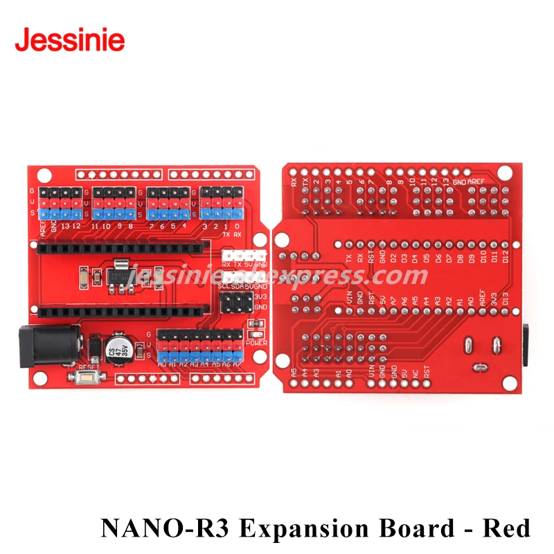 Adaptador de Terminal de controlador NANO V3.0, placa de expansión prototipo IO Shield R3, módulo de desarrollo multiusos para Arduino - imagen 3