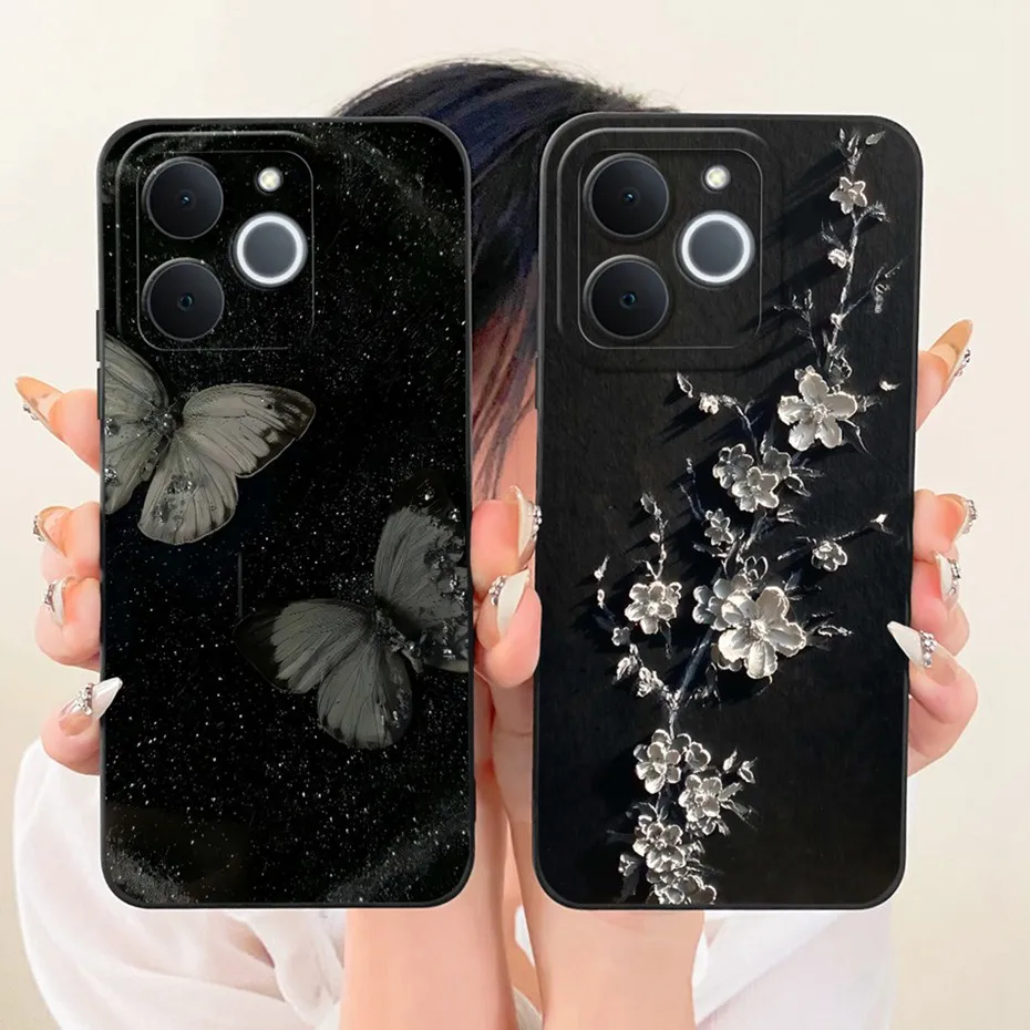 Funda de teléfono con estampado bonito para Realme Note 70 70T, fundas de silicona suave a prueba de golpes para Realme Note70 Note70T, fundas para parachoques - imagen 3