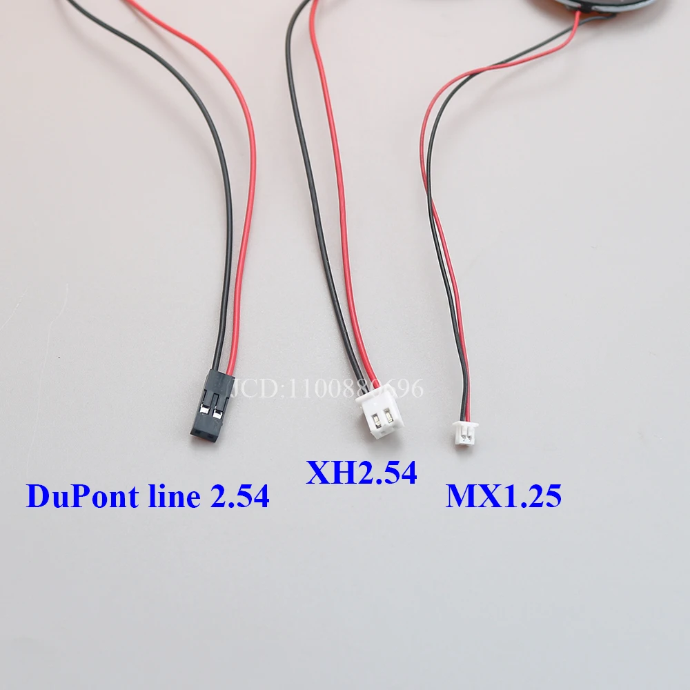 Altavoz ultradelgado de 2x8, 32 ohmios, 8R, 32R, 0,5 W, 1W, 2W, diámetro 20, 23, 26, 28, 30, 32, 36, 40, 50 MM, línea DuPont MX XH, Terminal 1,25, 2,54 - imagen 3