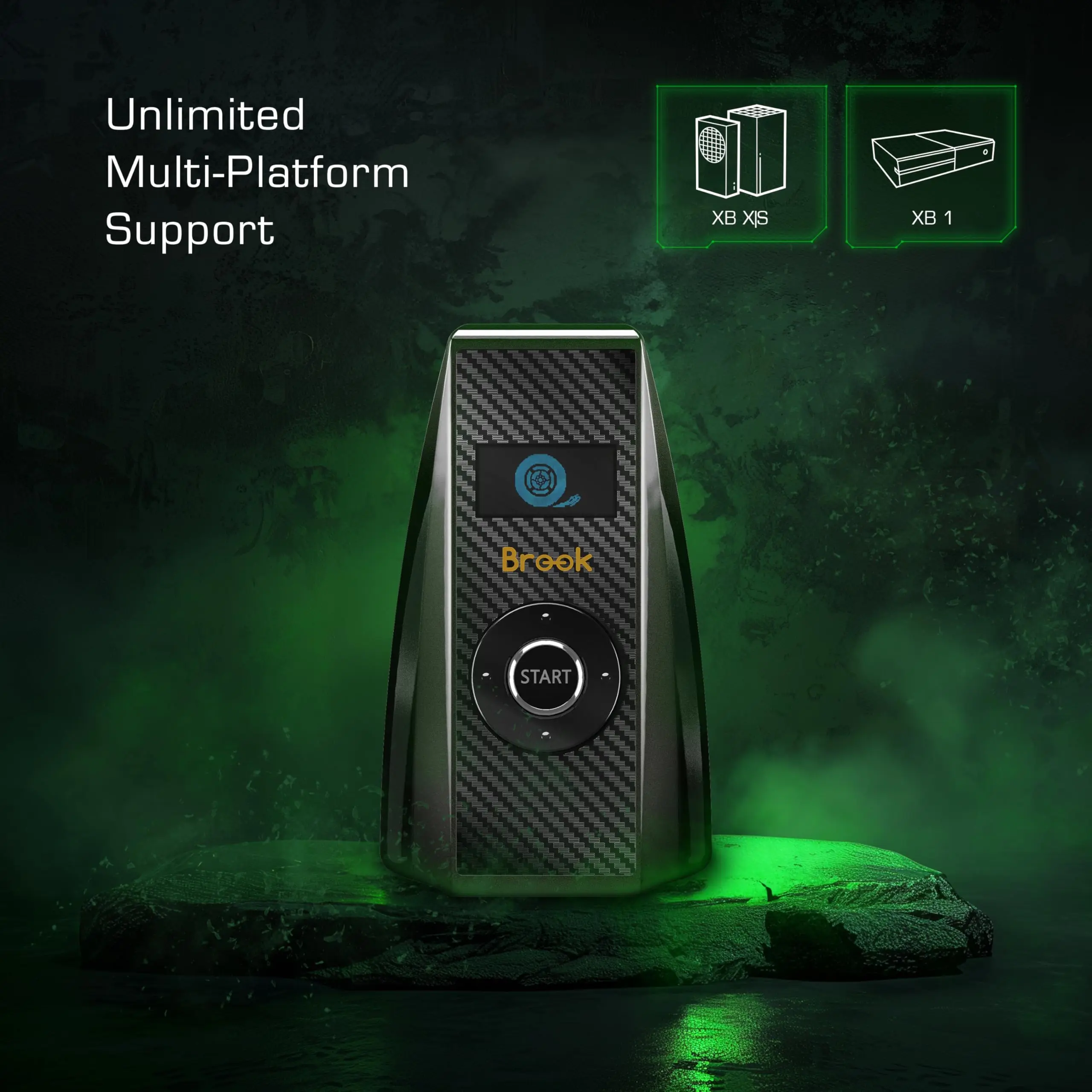 Brook Ras1ution X - Converter de volante de carreras compatible con comentarios de fuerza y control de aplicaciones, Xbox 1, para Xbox 360 60+ Volantes - imagen 2