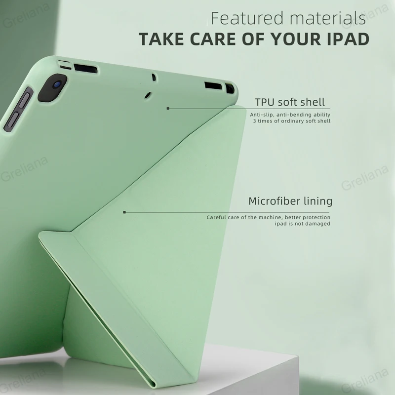 Para Ipad Pro 11 M4 M5 Funda iPad Air 11 11th 11 2025 5 4 10th 10,9 Funda iPad 9th 7th 8th Gen Fundas Mini 6 7 4 5 10,2 9,7 - imagen 4