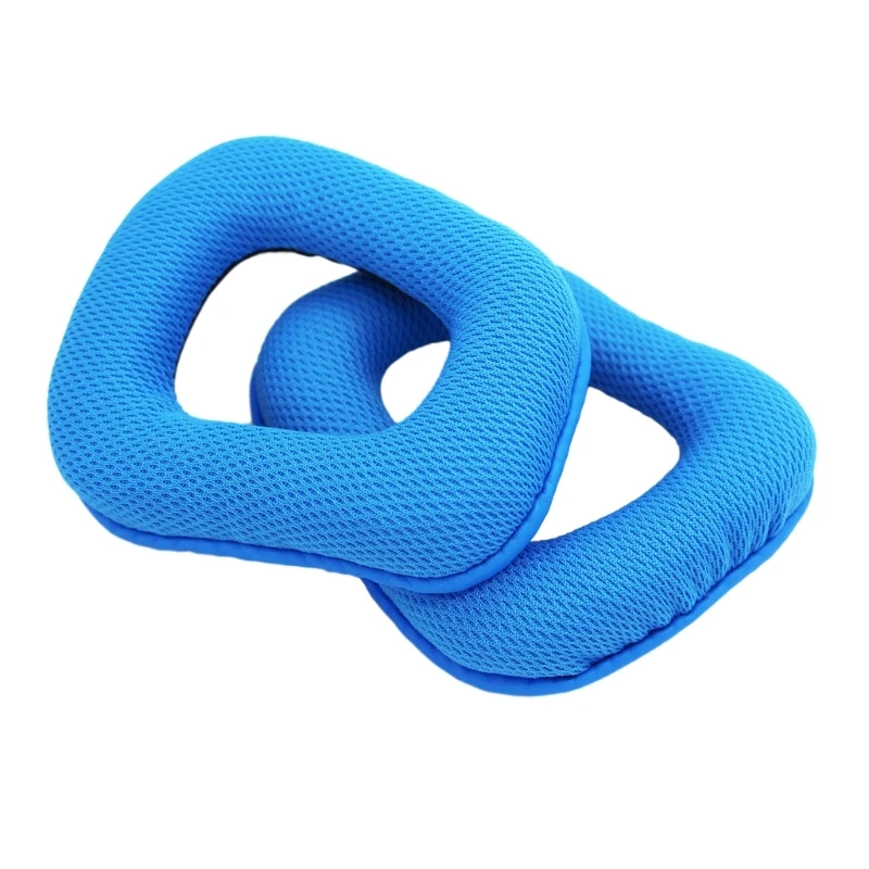 Almohadillas de espuma viscoelástica de repuesto para auriculares, funda de cojín para Logitech G35, G430, G432, G332, G930, F450, 1 par - imagen 4