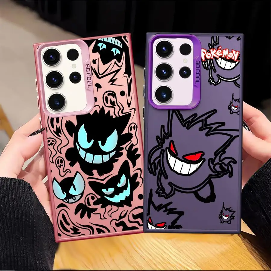 Funda para Samsung Galaxy S24 FE S23 S25 Note 20 Ultra S22 S23 S21 S20 Plus, funda trasera para teléfono Poke-monS Gen-garS Anime - imagen 4