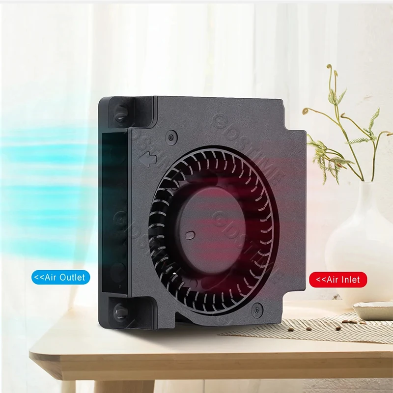 Gdstime DC 5V ventilador enfriador USB ventilador de escape sin escobillas 40MM/50MM/60MM/70MM/80MM accesorios de radiador para refrigeración de impresora 3D - imagen 4