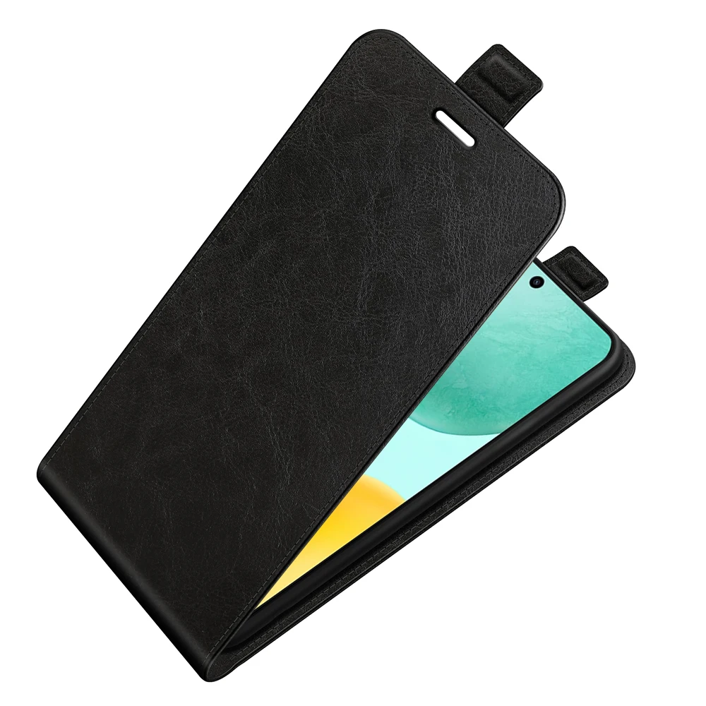 Funda de cuero con tapa para Honor X6C, funda suave, billetera Vertical, ranura para tarjeta de crédito de cuero para Honor X6C - imagen 2