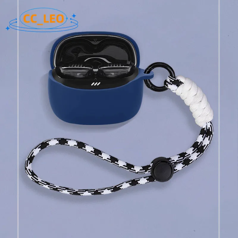 Para JBL TUNE Buds 2 funda con cordón colgante funda suave de silicona lindo JBL TUNE Buds 2 funda protectora de carcasa a prueba de golpes - imagen 3