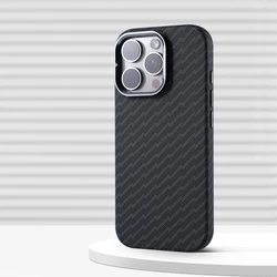 Funda MagSafe iPhone 16 Pro Max, 15, 14 y 13 – Fibra Carbono