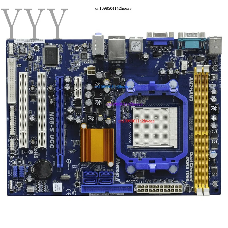 95% nuevo para ASROCK N68-S UCC NVIDIA nForce630A |   Toma AM2/AM2+/AM3 |   Micro ATX |   DDR2 |   Intel