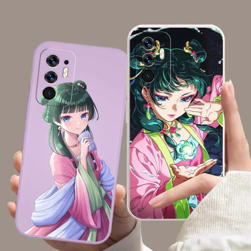 MaoMao-funda de Anime para OPPO Reno 14, 13, 9, 8, 7 Z T SE Pro Lite Pro Plus 5G, funda de teléfono suave con borde recto