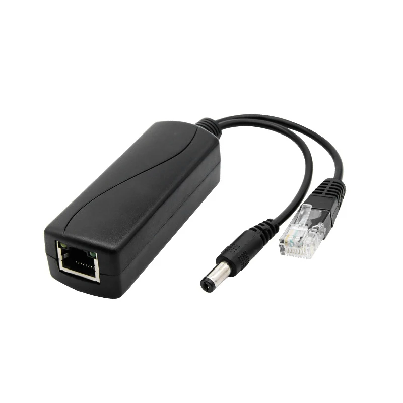 Divisor PoE de 48V a 5V/12V, 5v POE, Micro USB tpye-C, fuente de alimentación CC sobre Ethernet, divisor POE activo tpye-C para Raspberry Pi - imagen 4