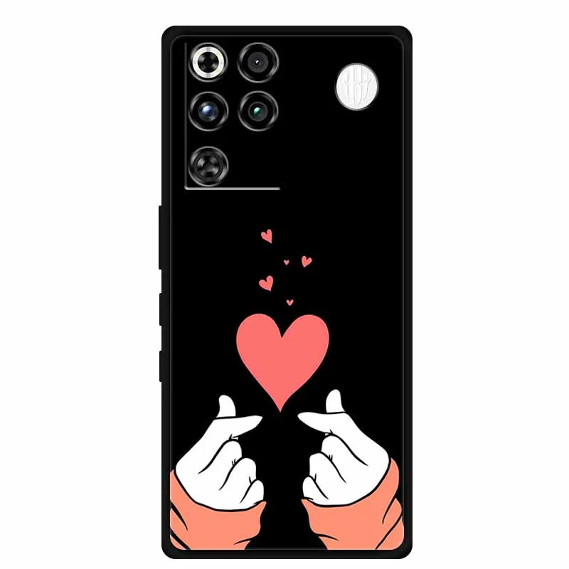 Para RedMagic11 Pro funda versión Global estilo tecnológico minimalista funda de silicona suave negra para ZTE Nubia RedMagic 11 Pro fundas de teléfono - imagen 5