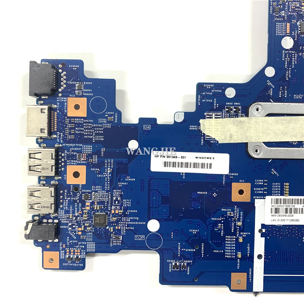Para HP Notebook 17-Y 17Z-Y placa base de computadora portátil con A9-9410 CPU 15284-1 448.08N03.0011 859287-601 859287-501 859287-001 - imagen 5