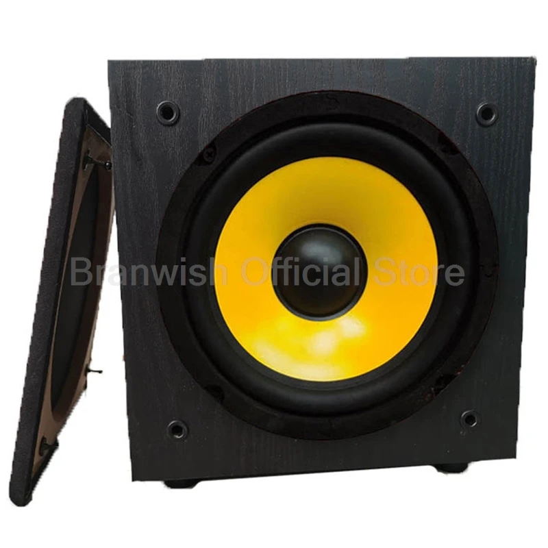Subwoofer de 150W x 2, 8 pulgadas, altavoz activo de 100-240V, Tweeter de Supergraves de madera HiFi, caja de sonido portátil de 4ohm para Audio de cine en casa, 1 ud. - imagen 3
