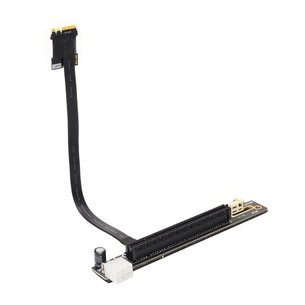 Cable Riser M.2 WiFi a PCI-E 16x con Alimentación 6 Pines - imagen 2