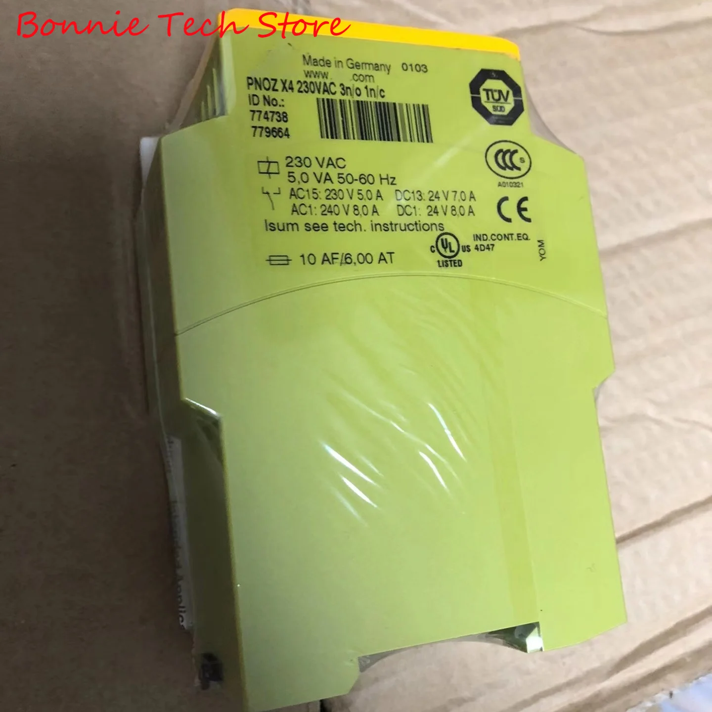 774738 para relé de seguridad PILZ (estánico), PNOZ X4 230VAC 3n/o 1n/c - imagen 2