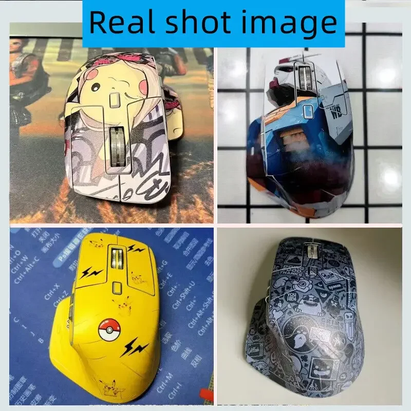 Pegatinas de ratón para Logitech MX Master 3/3S, pegatinas de dibujos animados para ratón, protección mate