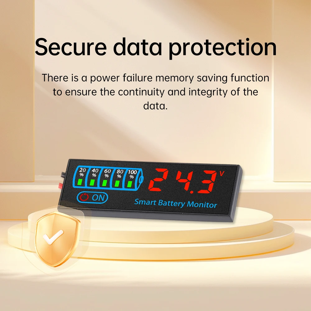 DC7-55V 12V 24V LED indicador de capacidad de batería Panel de visualización de energía módulo medidor de voltaje de capacidad de batería de plomo y litio - imagen 2