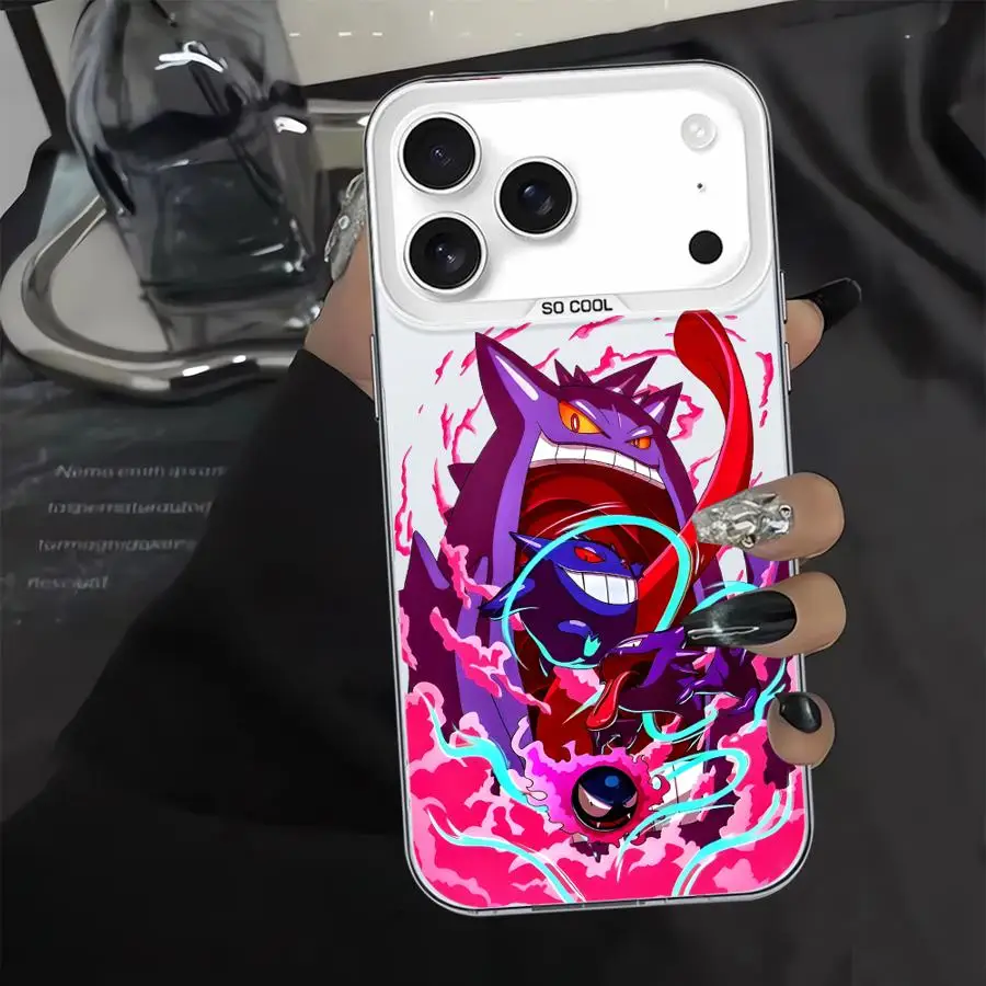 Funda Poke-mons Gen-gars Pika-chus para iPhone 15 Plus 16 17 Pro Max 12 XS 14 XR 16e 13 11 17Air - imagen 3