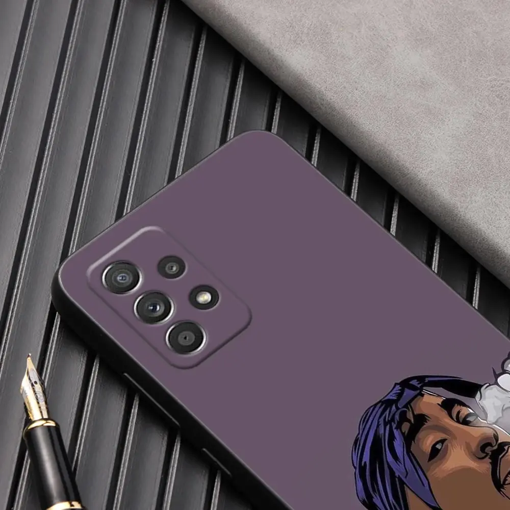 Funda de teléfono Gangsta Rapper 2pac Tupac Rap Galaxy A53 5G para Samsung A54 A52 A52S A51 A71 A73 A72 A35 A55 A32 A33 - imagen 4