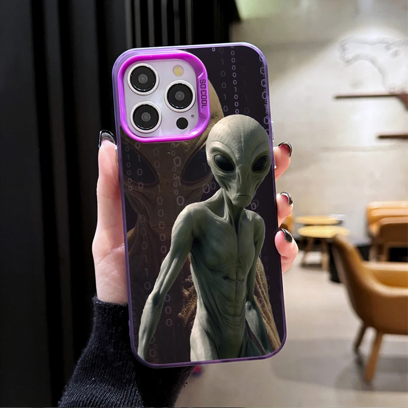 Funda de teléfono Alien con código de moda para Samsung Galaxy A23 A55 A15 A35 A25 A05 A05S 5G A34 A24 A14 A54 A53 A13 A33 A32 A52 A52S - imagen 4