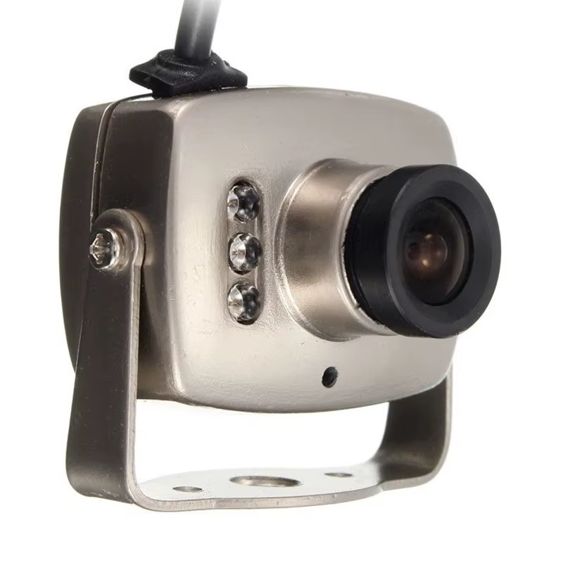 Cámara Analógica Mini Metal Visión Nocturna IR 700TVL Lente Fijo - imagen 5