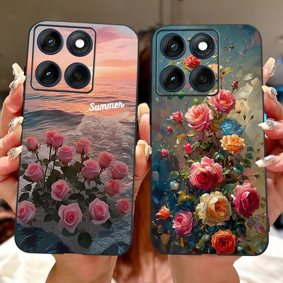 Para Motorola Edge 60 funda Edge 60S XT2505-1 funda pintada de moda funda de teléfono suave de TPU para Motorola Edge 60 Fusion Edge60 5G bolsas - imagen 5