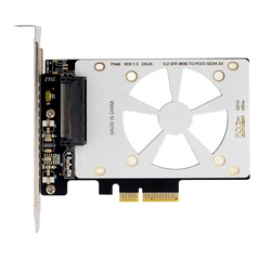 Adaptador U.2 a PCIe SFF-8639 para SSD NVMe