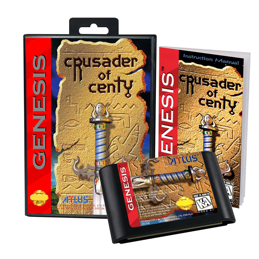 Cartucho de juego Retro Crusader of Centy de 16 bits para consolas de videojuegos Sega Genesis Megadrive - imagen 4