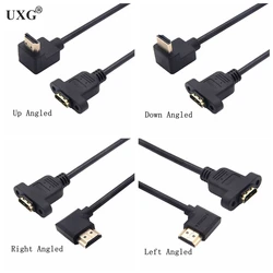 Cable HDMI Extensor Ángulo Recto Macho-Hembra Panel – Conexión Firme