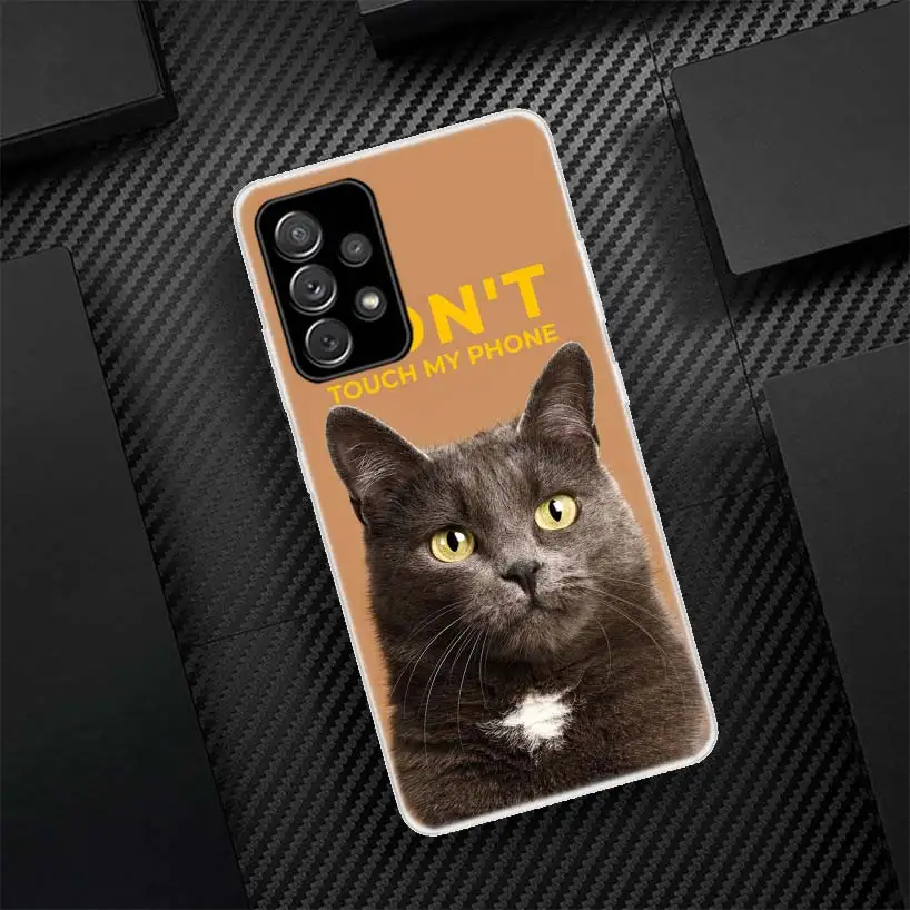 No toque Mi funda de teléfono de silicona para Samsung Galaxy A54, A52, A53, A14, A12, A13, A24, A22, A23, A34, A32, A33, A04S, A02S, A03S - imagen 5