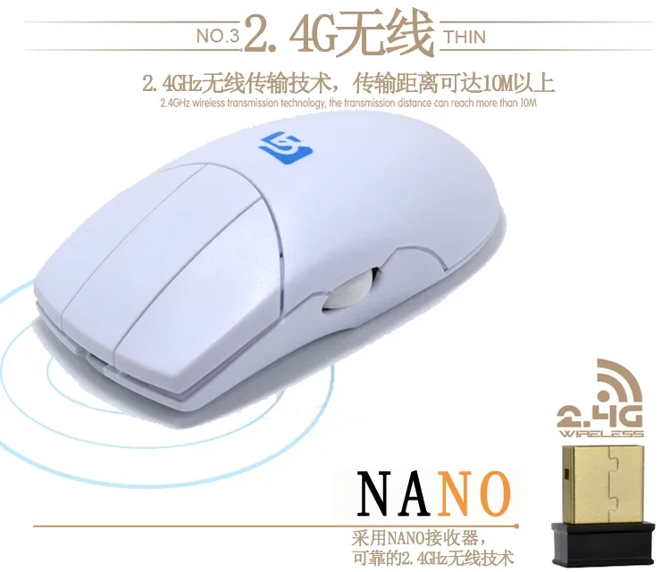 Ratón CAD inalámbrico MiFuny, ratón de oficina recargable con desplazamiento lateral de 3 botones para dibujar, ratón de diseño, accesorio para portátiles - imagen 2