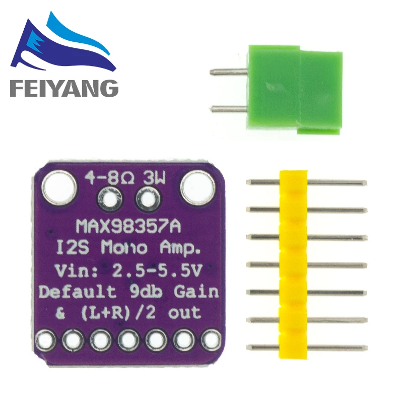 Max98357 I2S 3W amplificador Clase D interfaz de ruptura módulo decodificador Dac placa de Audio sin filtro para Raspberry Pi Esp32 - imagen 2